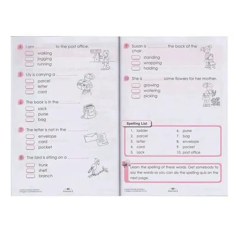 Sách - Learning vocabulary (bộ 6 cuốn) 565440