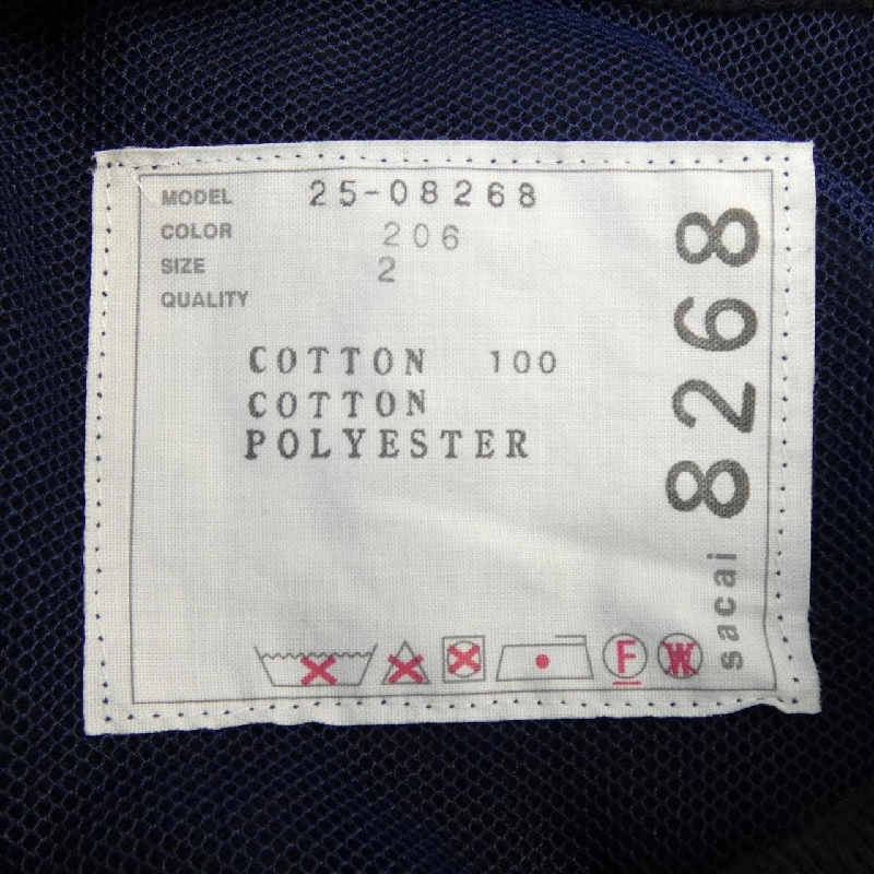 Áo thun DUNGAREE COTTON JERSEY 25-08268 của SACAI - Hàng hiệu Chính hãng 775484