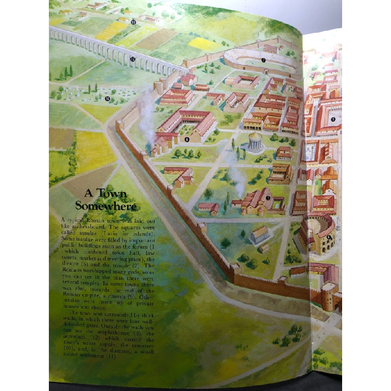 See Inside A Roman Town mới 85% bẩn nhẹ R.J.Unstead HPB2607 NGOẠI VĂN 451093