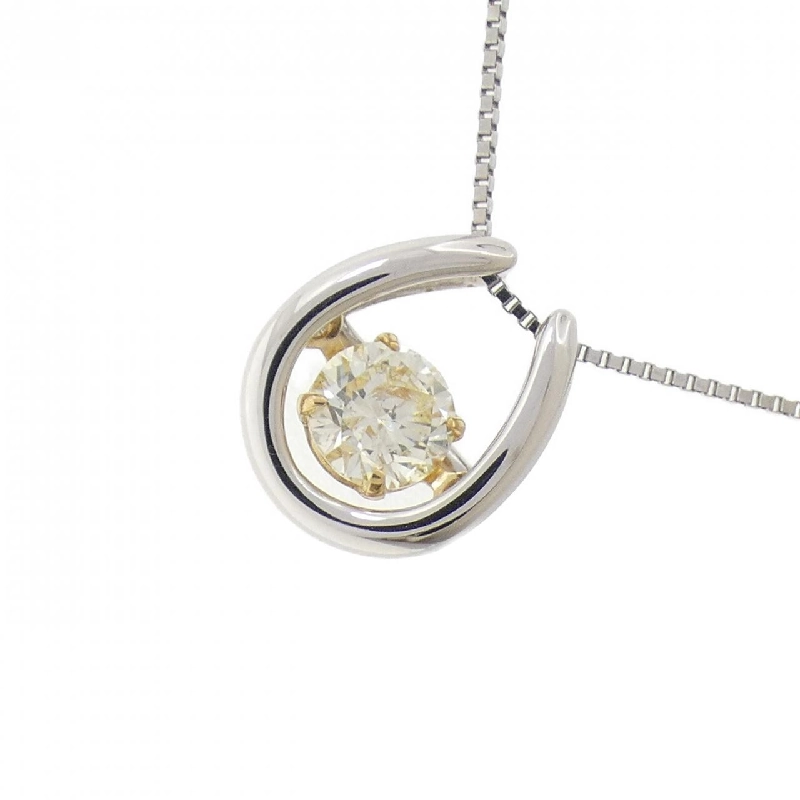 PT900/K18YG/PT850 Dây chuyền kim cương hình móng ngựa 0.40CT - Hàng hiệu Chính hãng 859040
