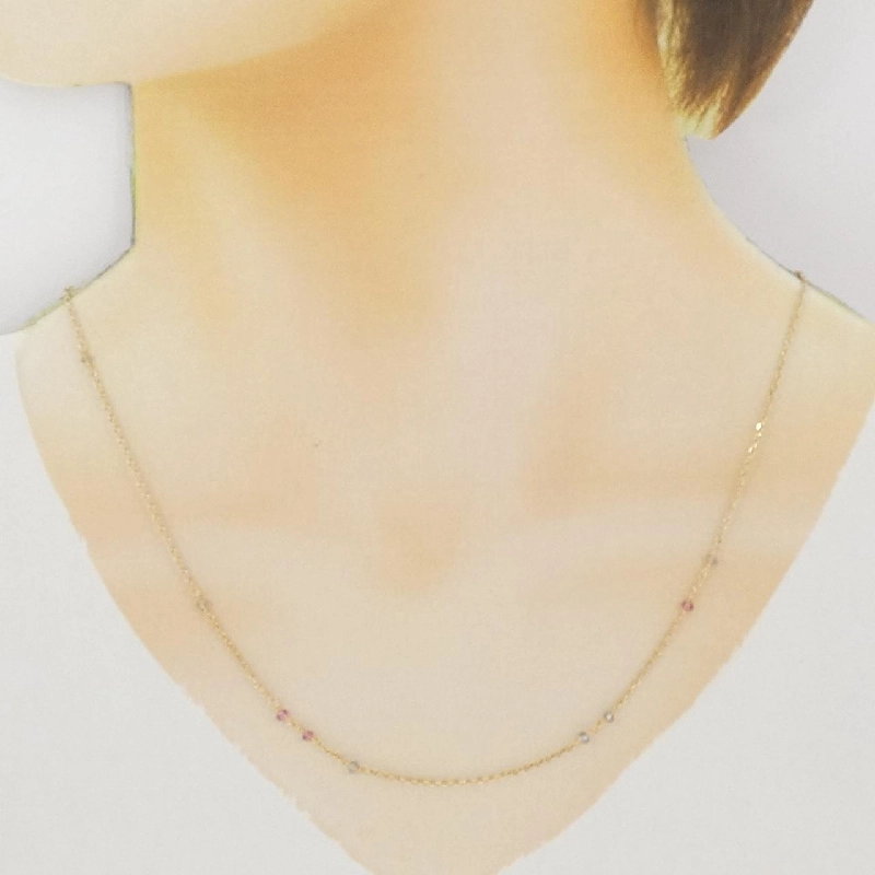 K10YG Đá màu Dây chuyền - Hàng hiệu Chính hãng 858871