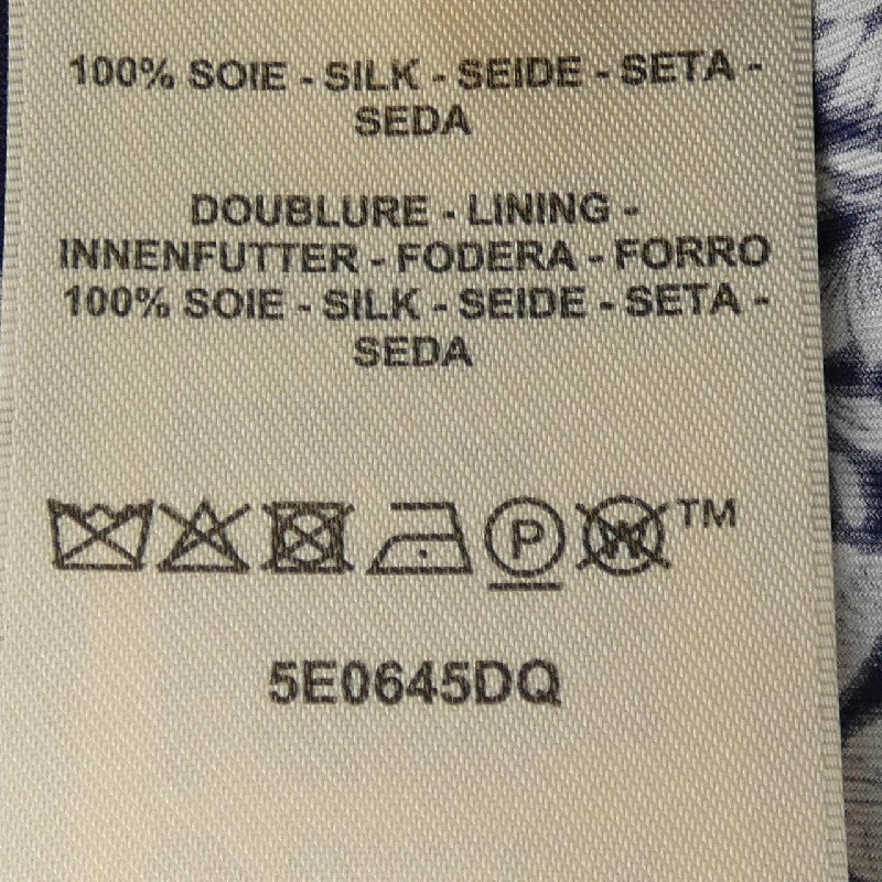 HERMES BRIDE DE GALA EN FLEURS 5E0645DQ Vải lụa Đầm - Hàng hiệu Chính hãng 809576