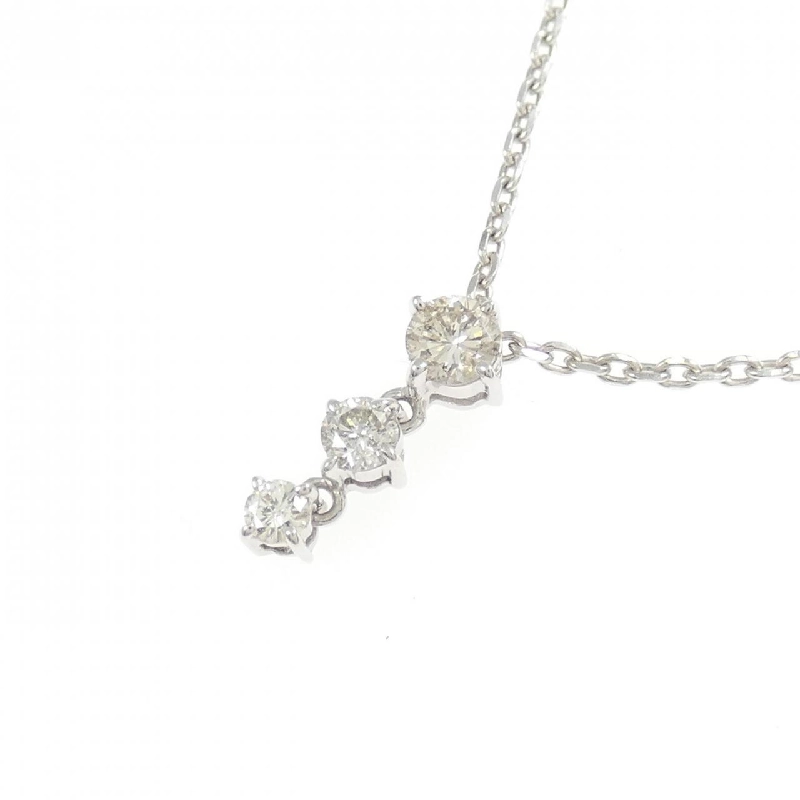 K18WG Dây chuyền kim cương 0.20CT - Hàng hiệu Chính hãng 858561