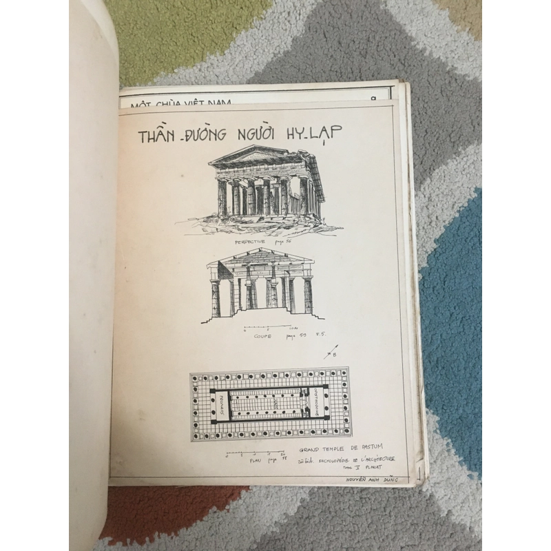 (1970-1971) Tập vẽ tay về Lịch Sử Kiến trúc Tôn Giáo của sinh viên Đại học Kiến Trúc 279447