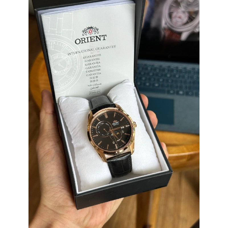 Đồng Hồ Orient Sun and Moon Gen 5 Black Gold 15126