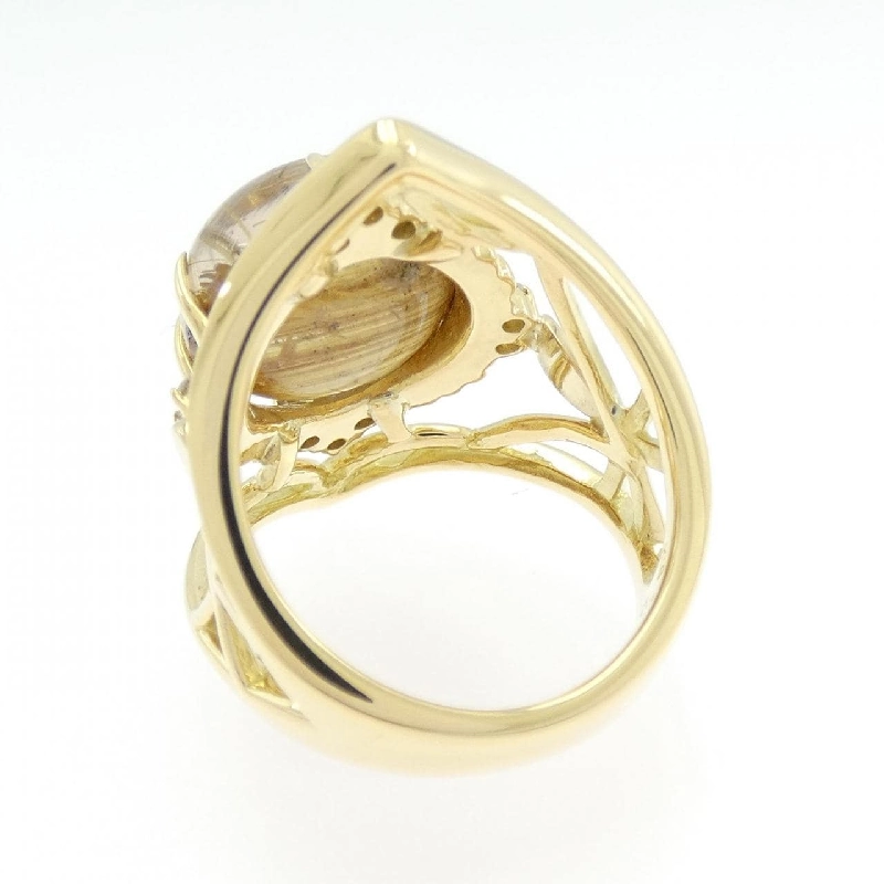 Nhẫn thạch anh rutile K18YG 10.17CT - Hàng hiệu chính hãng 853951