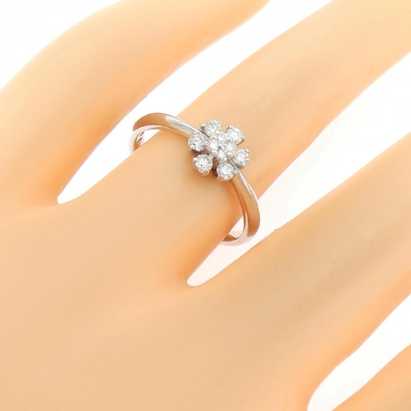 Nhẫn kim cương hoa PT900 0.20CT 666809