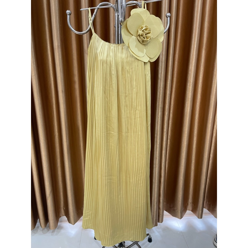 Váy maxi màu vàng hoa tháo rời 471678