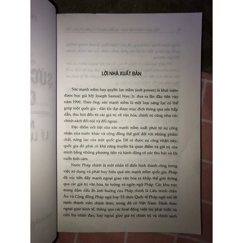 Sức mạnh mềm của Pháp - Những vấn đề lý luận và thực tiễn  712130