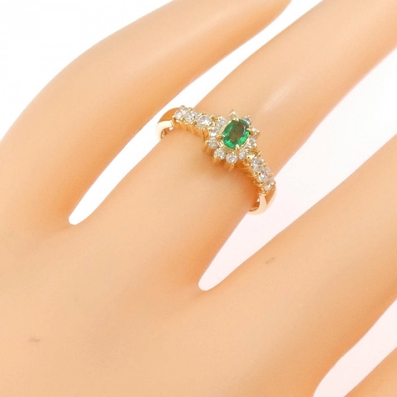Nhẫn Emerald K18YG 0.12CT - Hàng hiệu Authentic 855690