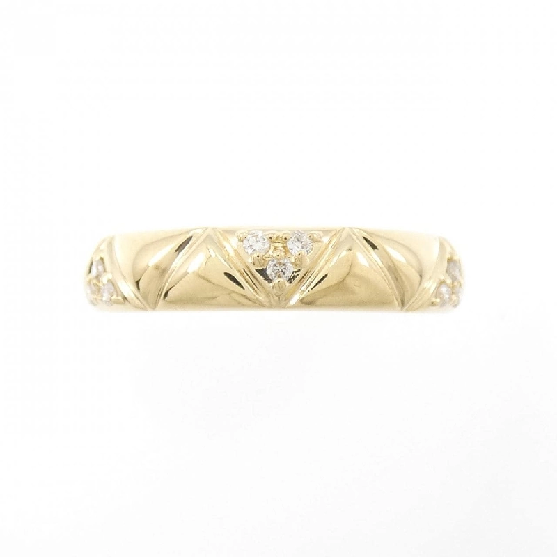 Nhẫn kim cương K18YG 673449