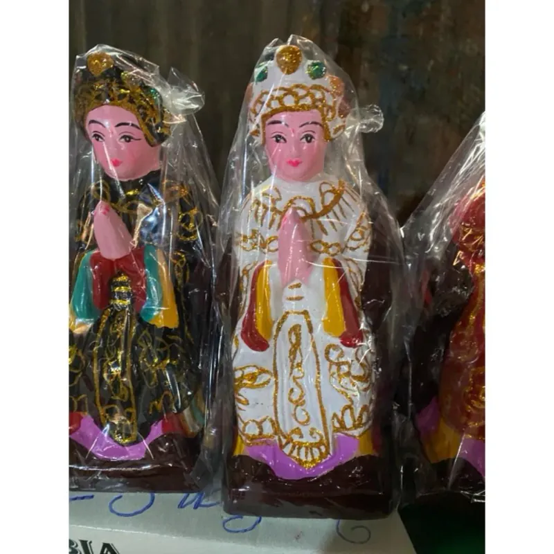 Tôn tượng Bà ngũ hành 5 màu 27cm đất nung đẹp - MÀU ĐEN 1004738