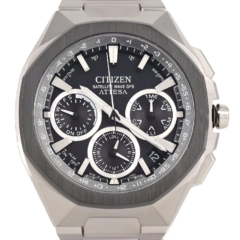 Đồng hồ GPS sóng điện Citizen Attesa Satellite Wave F950-00CW901/CC4104-53E TI Solar Quartz - Hàng hiệu Chính hãng 883238