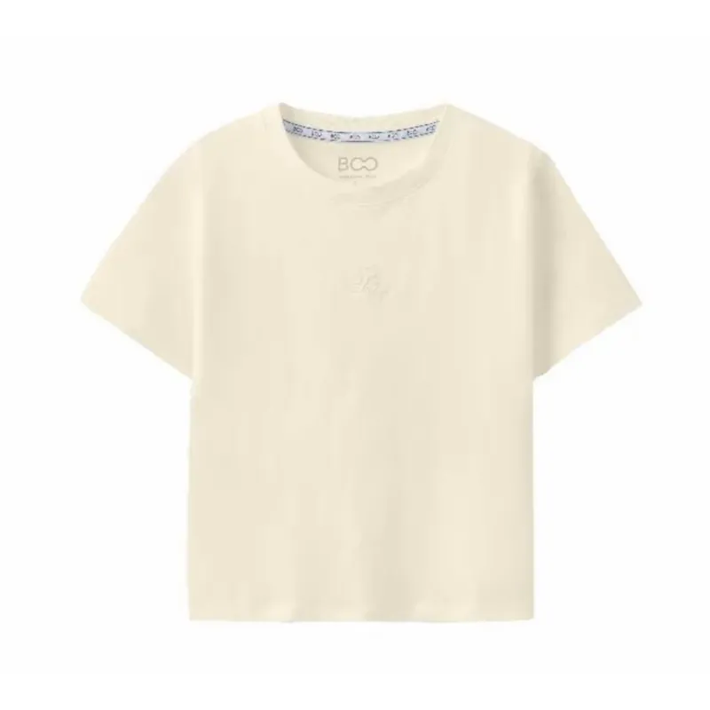 Áo thun Boo form Babytee ngắn, thêu logo 755900