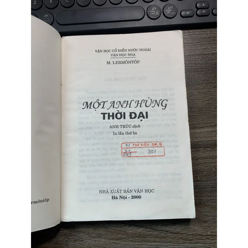 Một anh hùng thời đại - M. Lermontop 748279