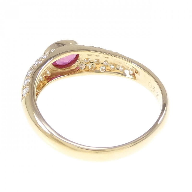 Nhẫn ruby K18YG 0.53CT 670680