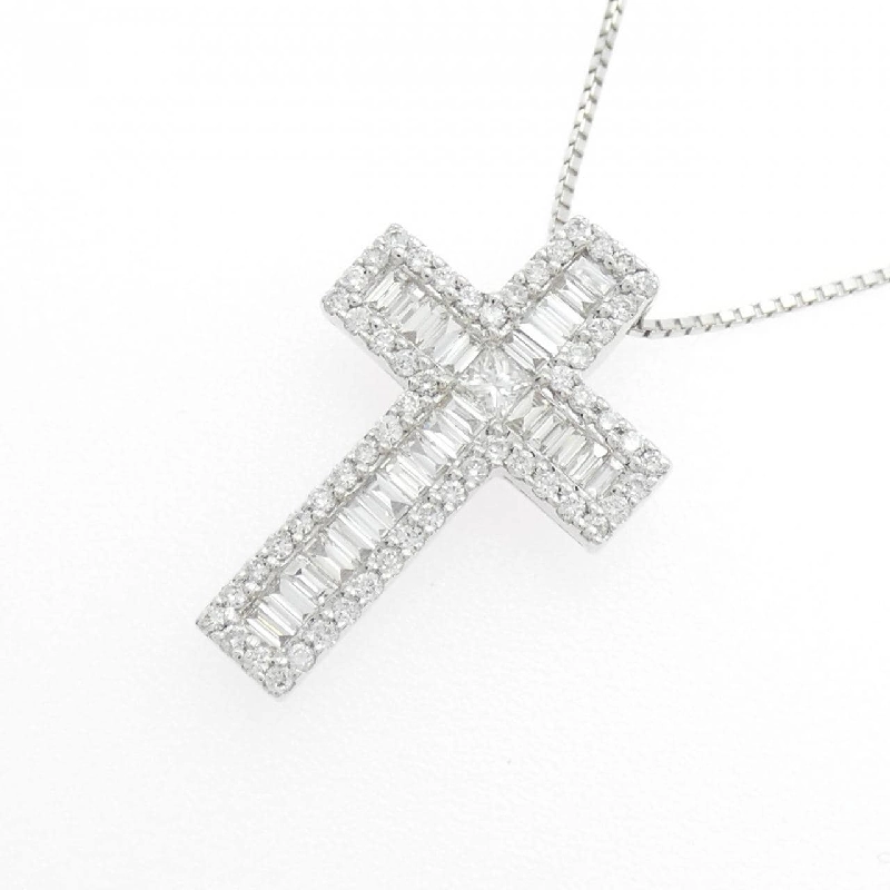 Dây chuyền kim cương 750WG/K18WG 0.87CT - Hàng hiệu Chính hãng 858578