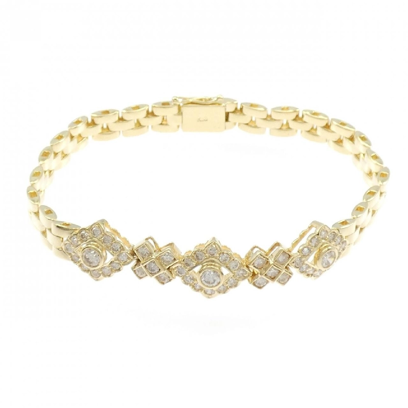 K18YG Vòng tay kim cương 0.77CT - Hàng hiệu Chính hãng 872768