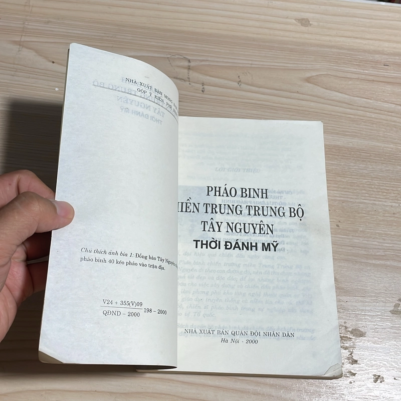II Sách Lịch Sử: Pháo Binh _ Miền Trung Trung Bộ, Tây Nguyên Thời Đánh Mỹ - 2000 548699