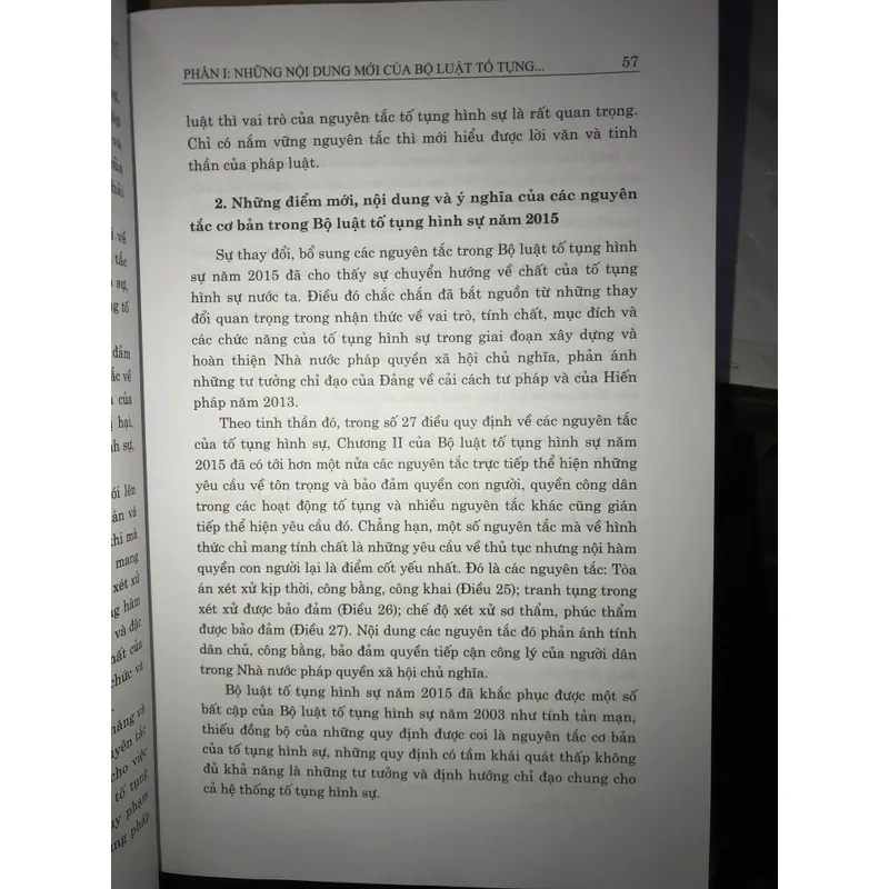 Những nội dung mới trong Bộ luật Tố tụng Hình sự năm 2015 704972