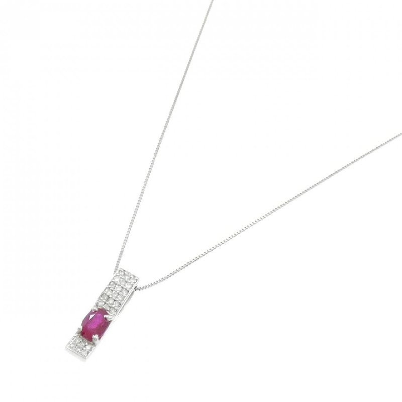Dây chuyền ruby PT900/PT850 1.00CT - Hàng hiệu Chính hãng 856986