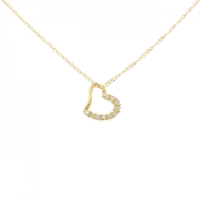 K18YG Dây chuyền kim cương hình trái tim 0.1CT - Hàng hiệu Chính hãng 861231