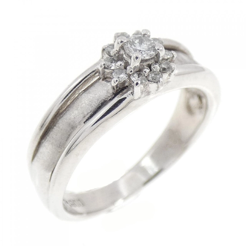 Nhẫn kim cương hoa PT900 0.15CT 667946