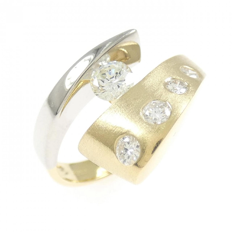 Nhẫn kim cương K18YG/PT900 0.47CT - Hàng hiệu Authentic 852651