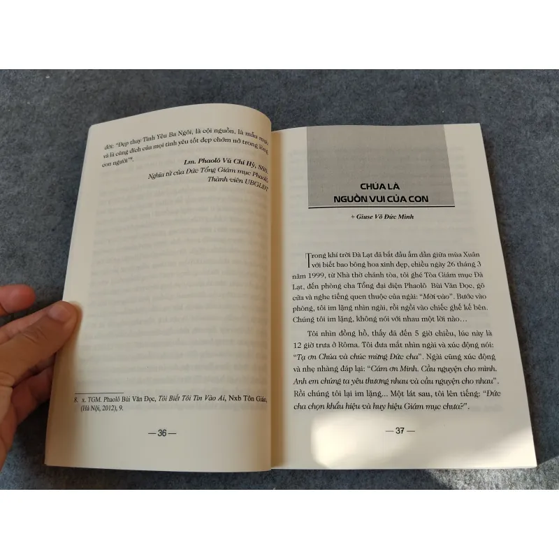 ĐỨC TỔNG GIÁM MỤC PHAOLÔ BÙI VĂN ĐỌC. CON NGƯỜI VÀ DI SẢN 717954