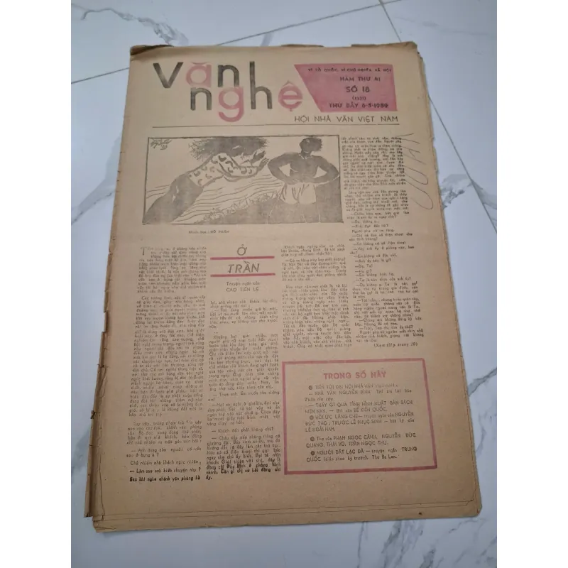 Văn Nghệ Số 18 (6/5/1989) - Nhiều tác giả - Báo văn học 961775