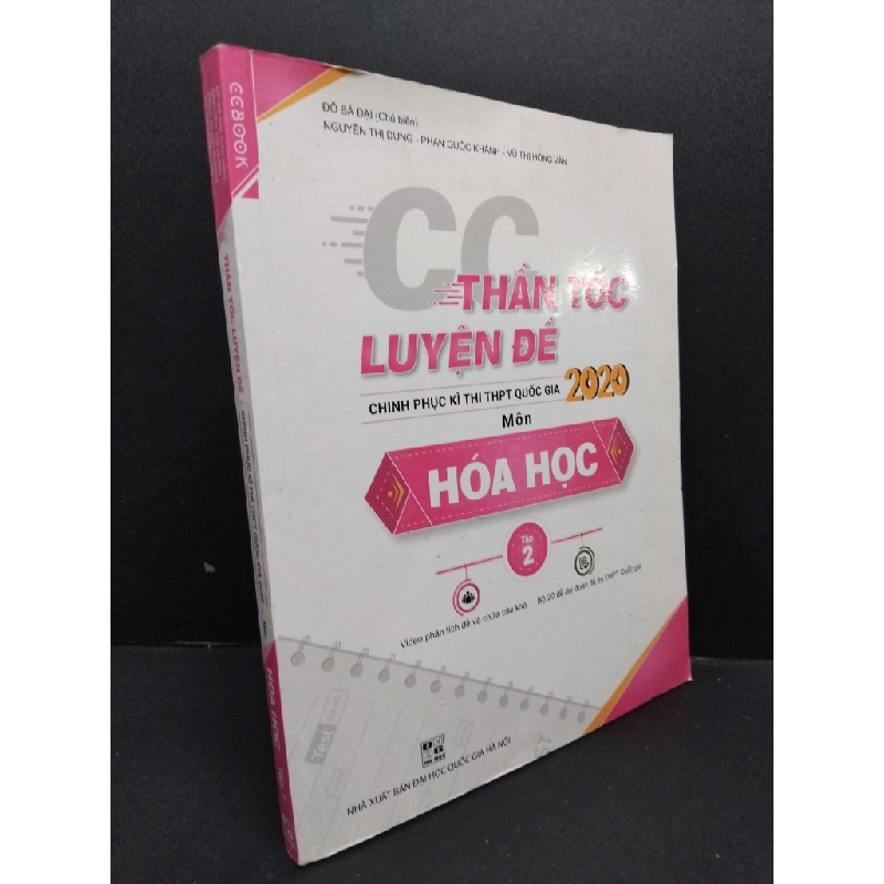 Thần tốc luyện đề chinh phục kì thi THPT quốc gia 2020 môn hóa học tập 2 mới 90% bẩn nhẹ 2020 HCM2608 Đỗ Bá Đại GIÁO TRÌNH, CHUYÊN MÔN 251206