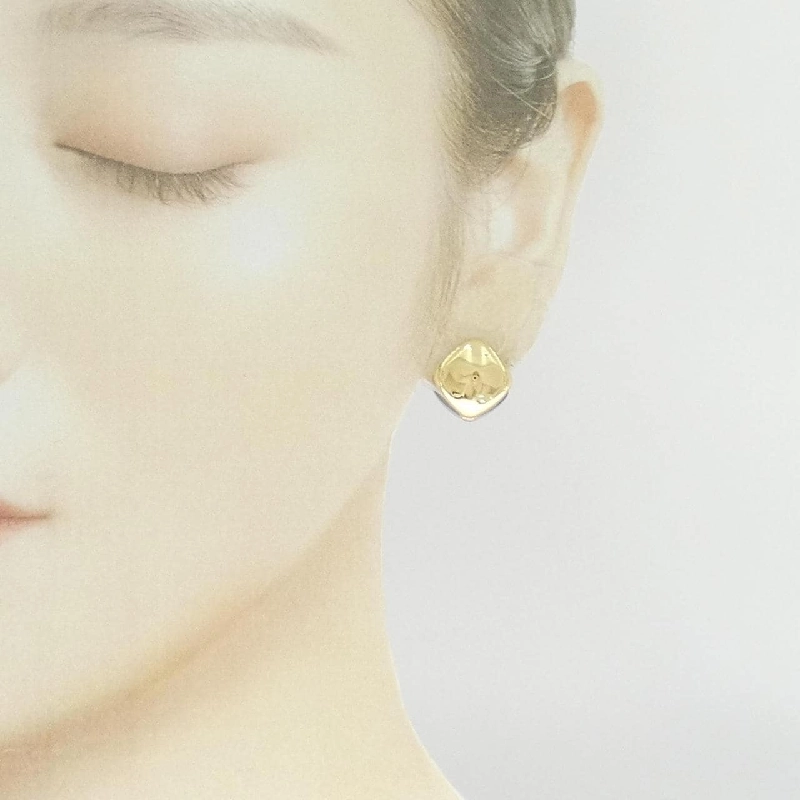 K18YG/PT900 Bông tai - Hàng hiệu Authentic 872992