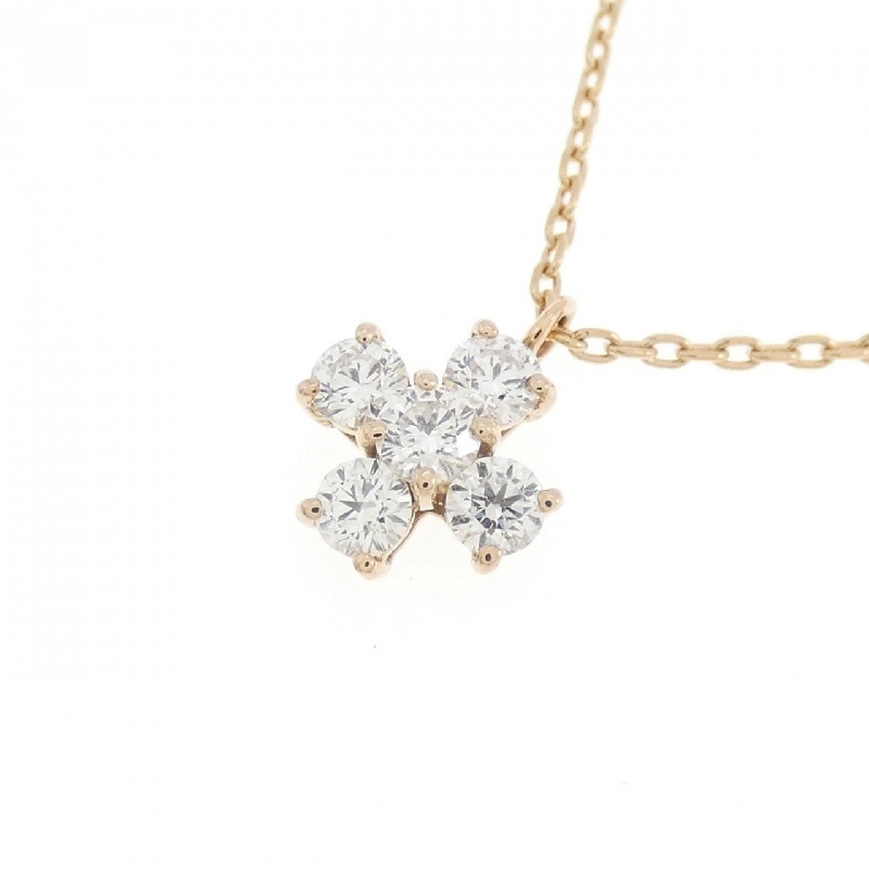 K18PG Dây chuyền kim cương 0.30CT - Hàng hiệu Chính hãng 863002