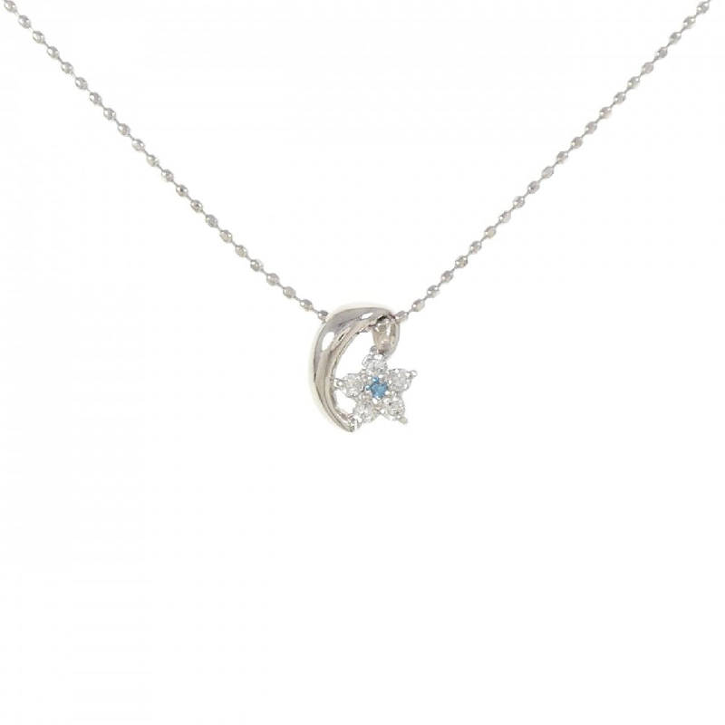 Dây chuyền kim cương hoa PT900/PT850 0.08CT - Hàng hiệu Chính hãng 862882