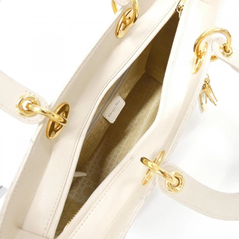 【Vintage】Christian Dior Lady Dior Large CAL44560 Bag 618041