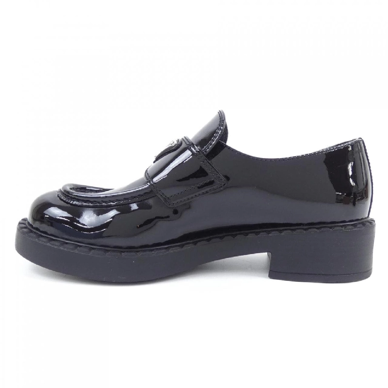 Giày lười Prada PRADA màu chocolate với logo tam giác 1D246M 659319