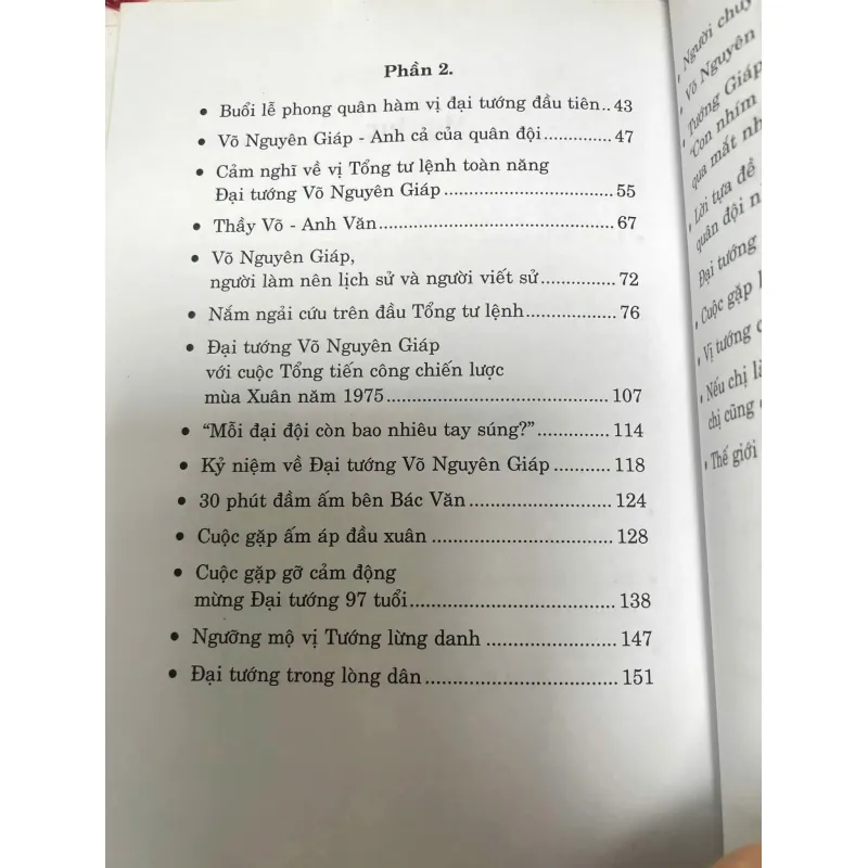 SÁCH ĐẠI TƯỚNG TỔNG TƯ LỆNH VÕ NGUYÊN GIÁP ĐẠI TƯỚNG CỦA NHÂN DÂN CỦA HÒA BÌNH 702421