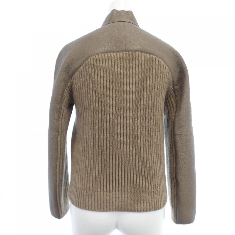 【Mã giảm giá】Áo khoác da HERMES 638040