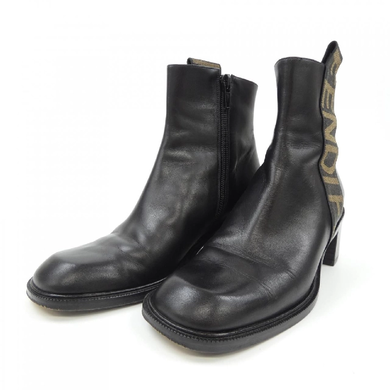 【Mã giảm giá】【Cổ điển】Giày bốt FENDI 661659