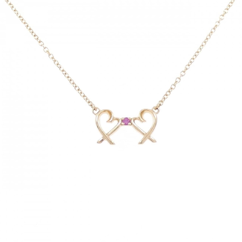 Dây chuyền Tiffany Double Loving Heart - Hàng hiệu Authentic 842912
