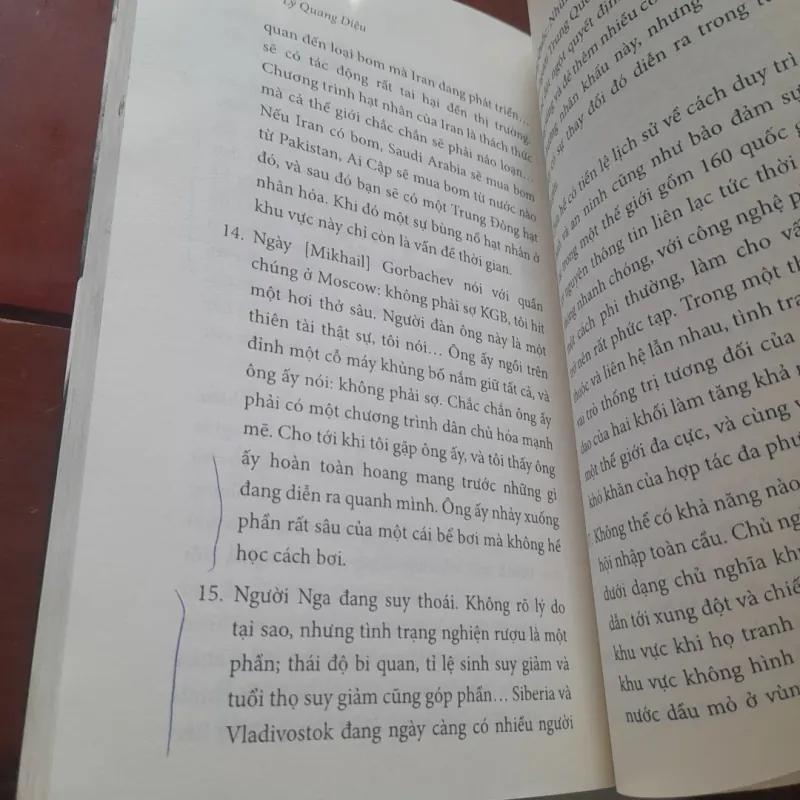 LÝ QUANG DIỆU bàn về Trung Quốc, Hoa Kỳ và Thế giới 751797