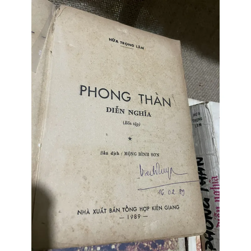 Phong thần diễn nghĩa - Mộng Bình SƠN dịch  800370