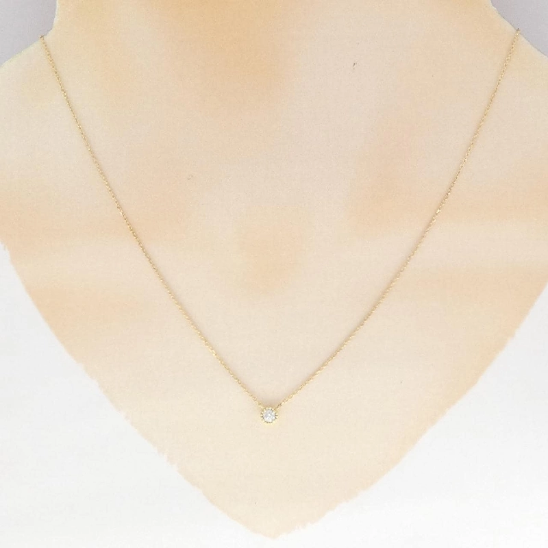 K18YG Dây chuyền kim cương 0.10CT - Hàng hiệu Chính hãng 857691