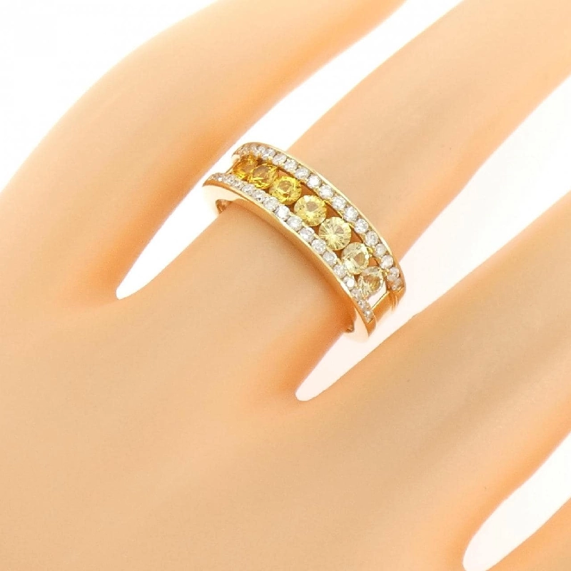 Nhẫn Sapphire K18YG 0.72CT - Hàng hiệu Chính hãng 855144