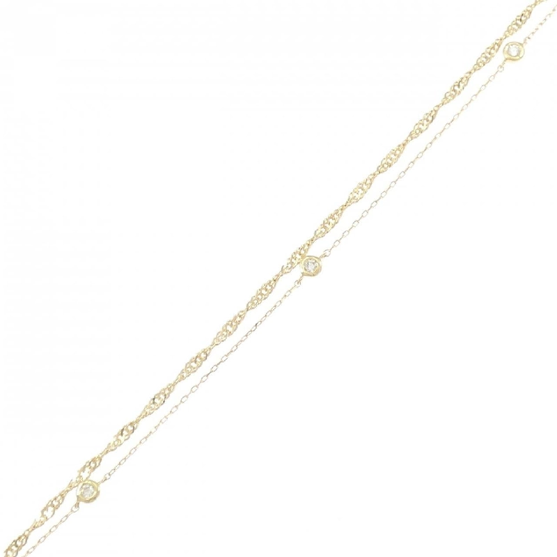 K18YG Vòng tay kim cương - Hàng hiệu Chính hãng 872984