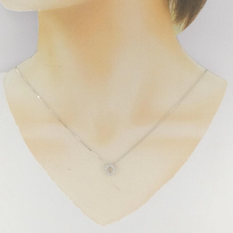 K10WG Cubic Necklace - Hàng hiệu Authentic 866706