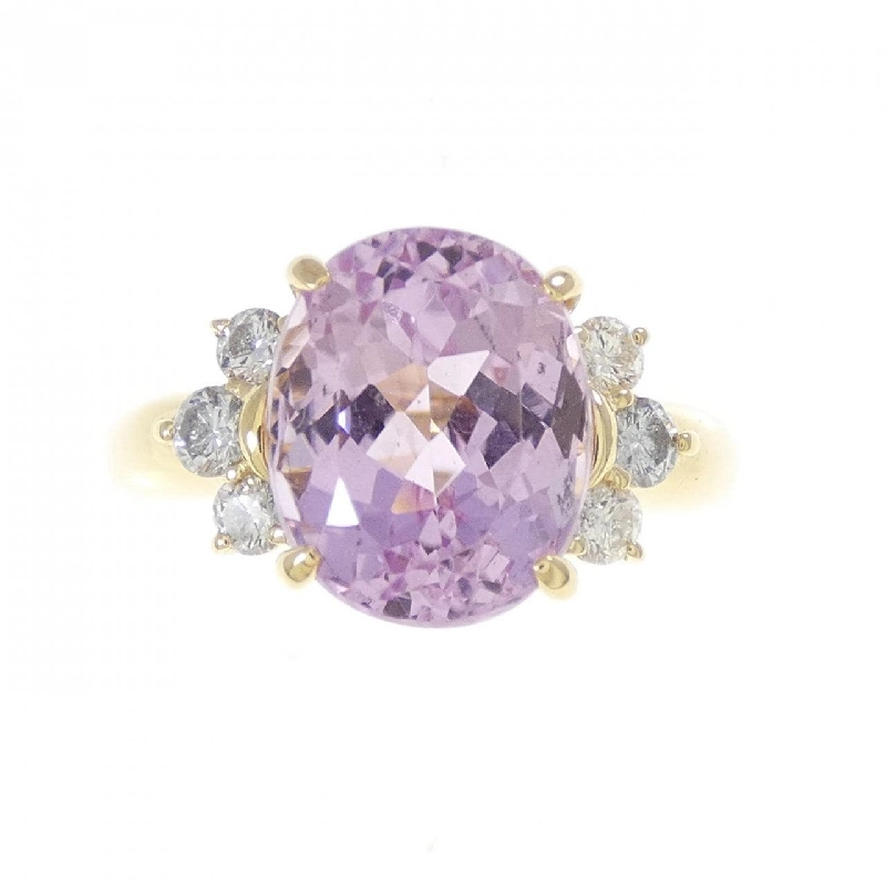 Nhẫn Kunzite K18YG 5.20CT - Hàng hiệu Chính hãng 853512