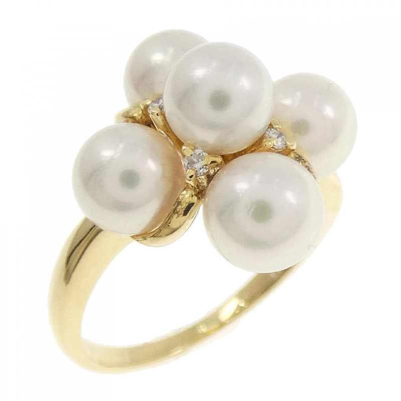 Nhẫn ngọc trai Akoya K18YG 671280