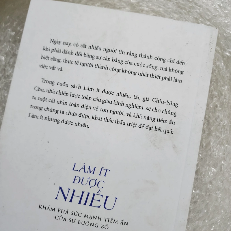 Làm ít được nhiều | Chin-ning Chu 460001