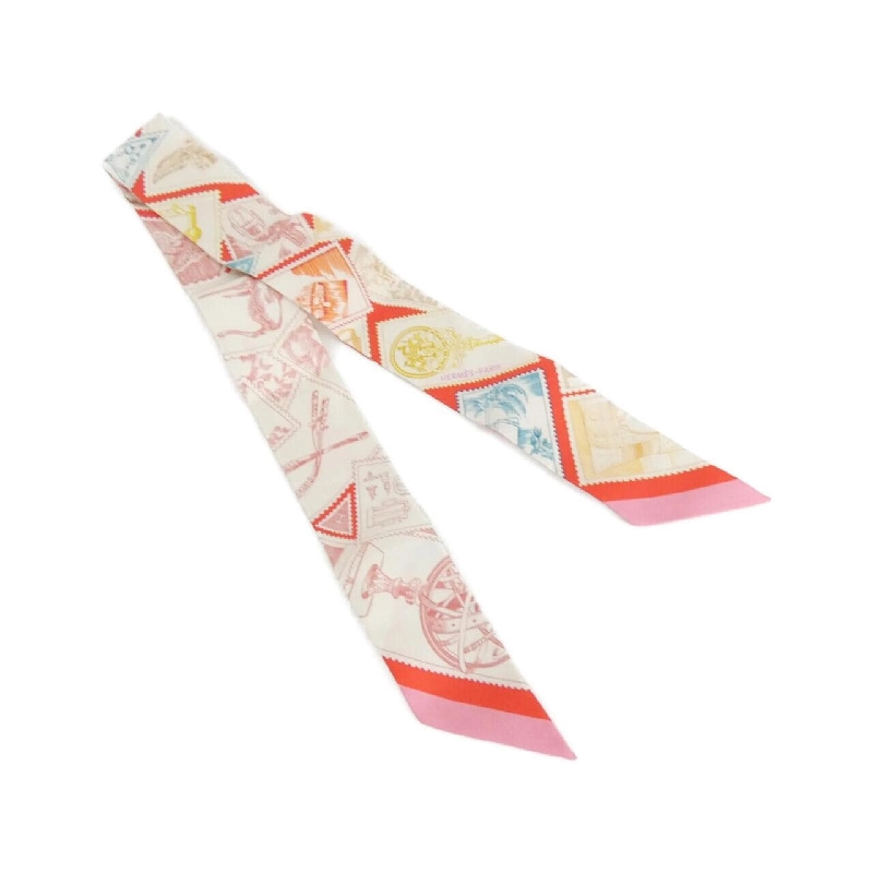 【Sản phẩm chưa sử dụng】Hermès LA PHILATELISTE DU FAUBOURG Twilly 064205S khăn quàng 623557